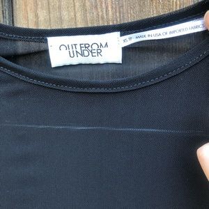 Urban Outfitters Sheer Mesh Long Sleeve XS